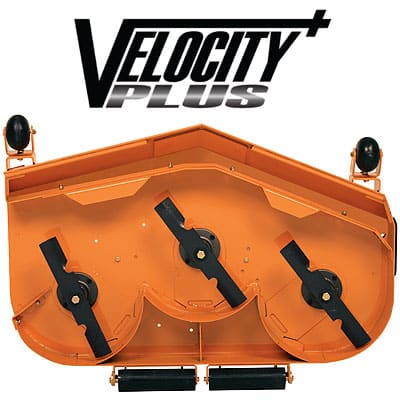 VELOCITY PLUS cutter deck size