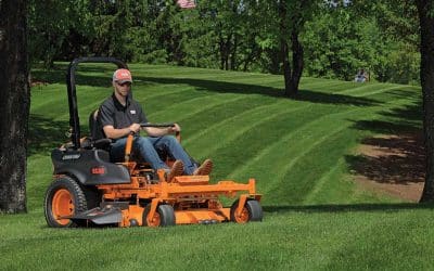 How many acres of grass can a zero turn mower cut per day?